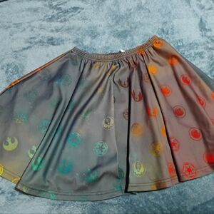 Star Wars Multicolor Skater Skirt - Vintage, Handmade